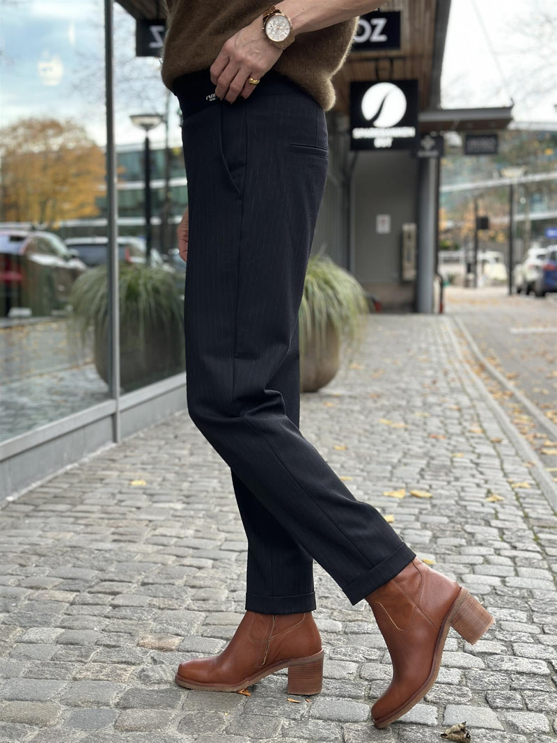 Kim Pant, Pin Stripe Deep Midnight