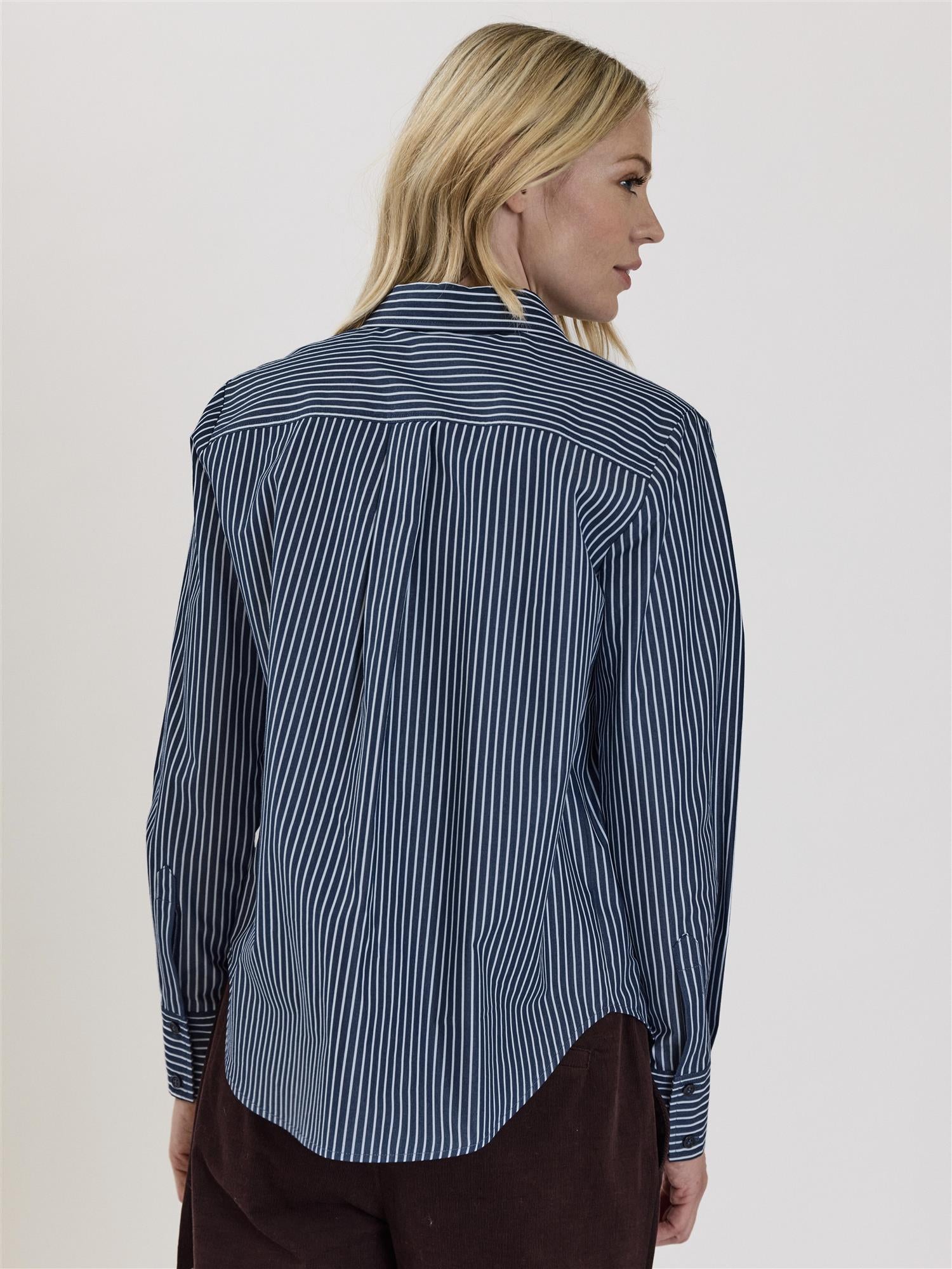 Rinnah Shirt, Dark Navy