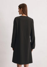 Dress, long sleeve, Black