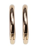 Earring, Medium Hoops, gold