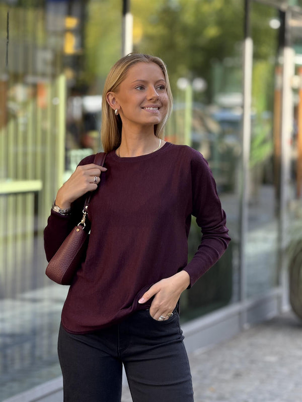 Pippa Pullover, Burgunder