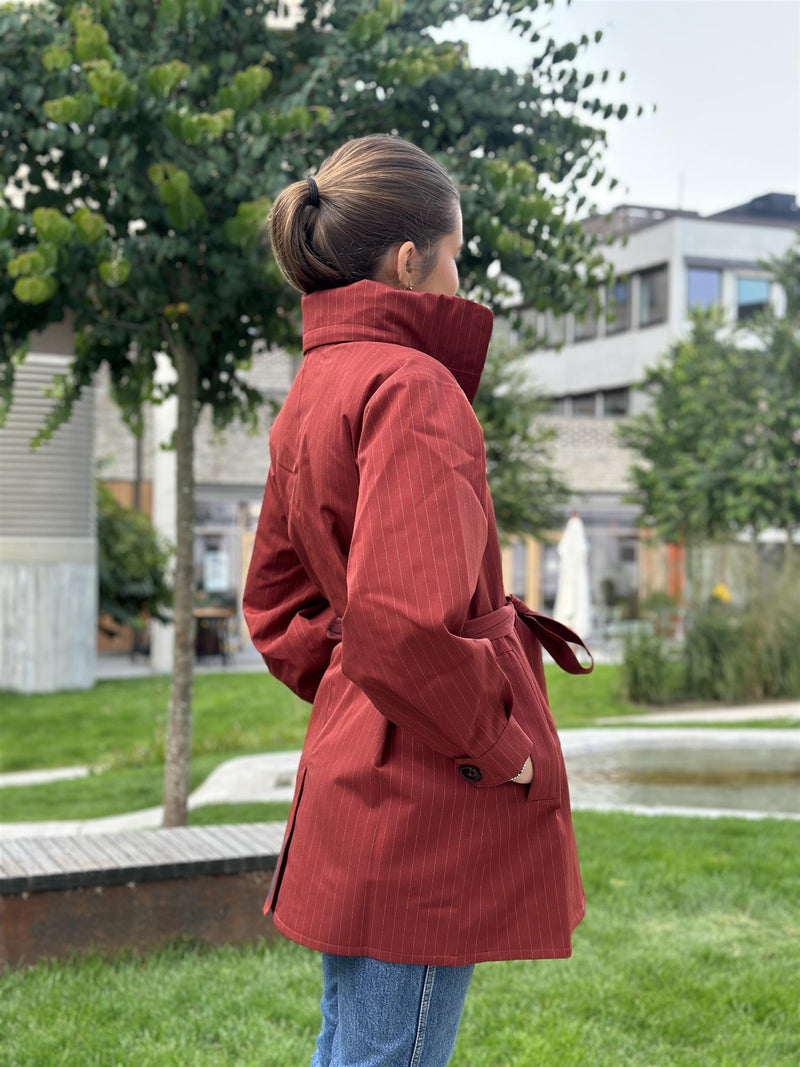 Rossby Coat, Russet Pinstripe