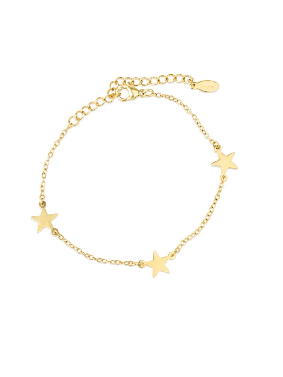 Majda - Star Bracelet Stainless Steel - Gold