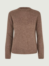 Lily Pullover, Brown Melange