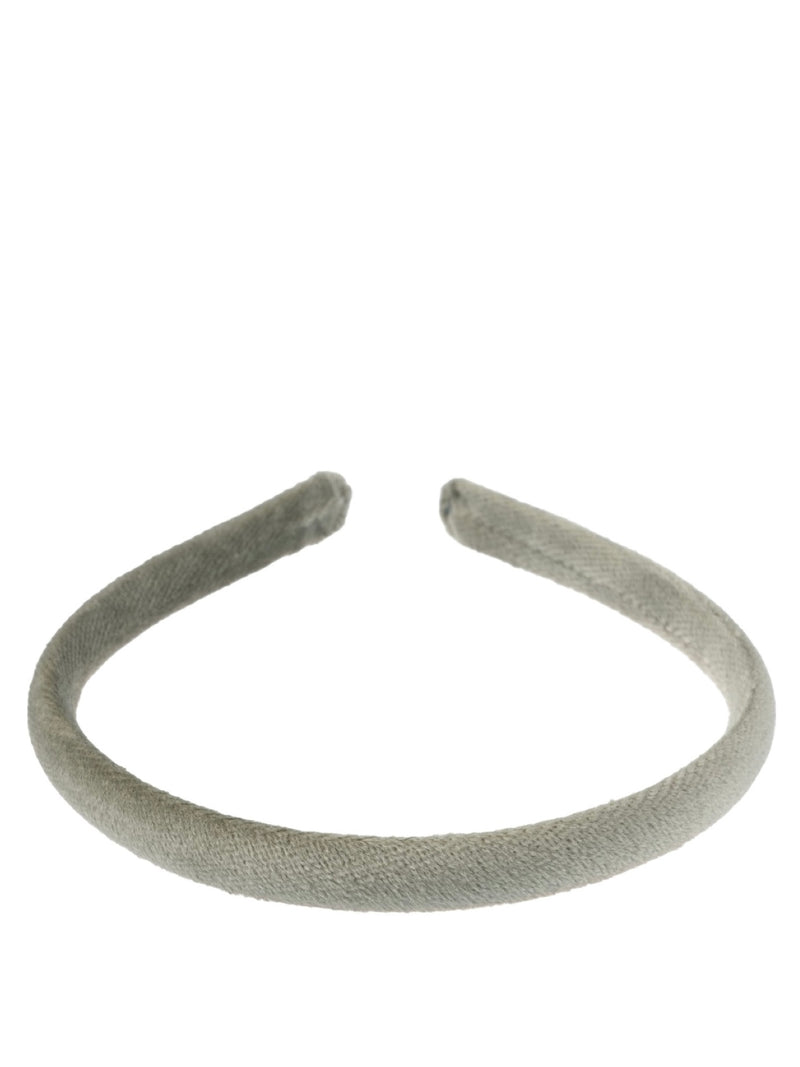 Velvet Hair Band Thin,  Milieu Green