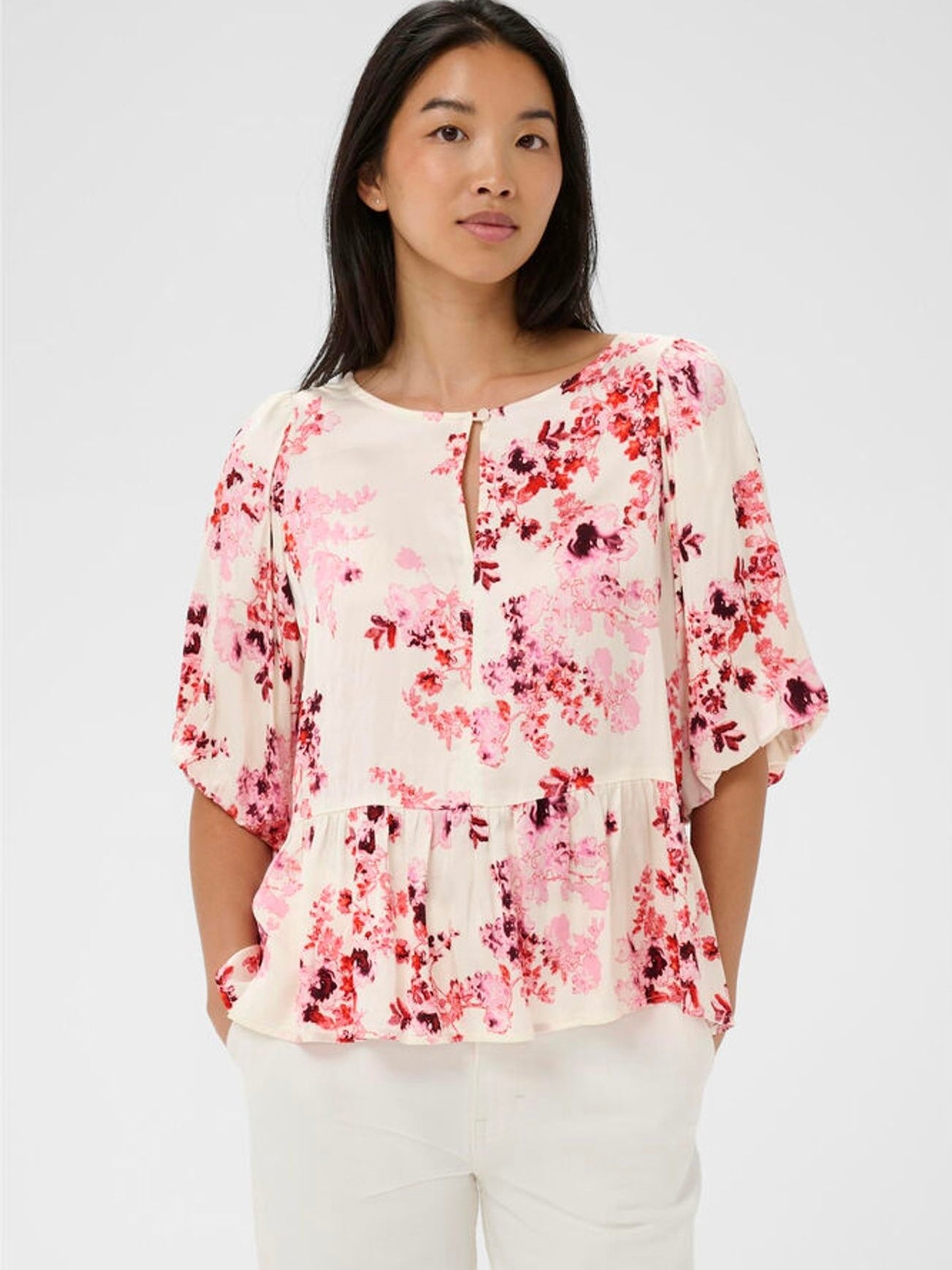 Azelia PW Blouse, Pink