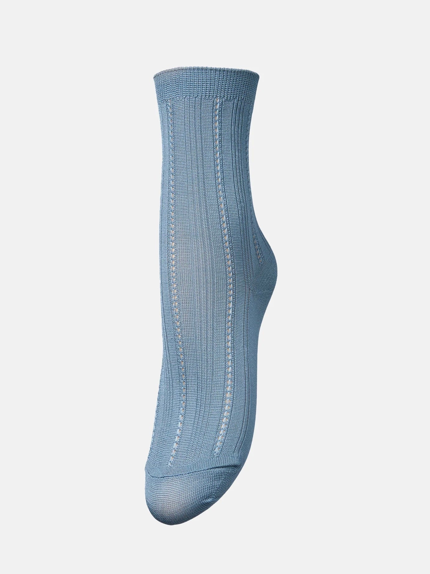 Solid Drake Sock, Light Blue