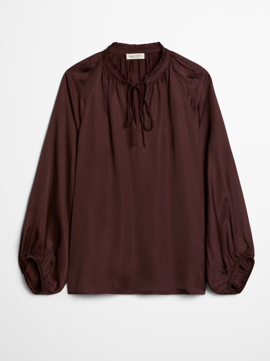Woven Blouses, Solid, Burgunder