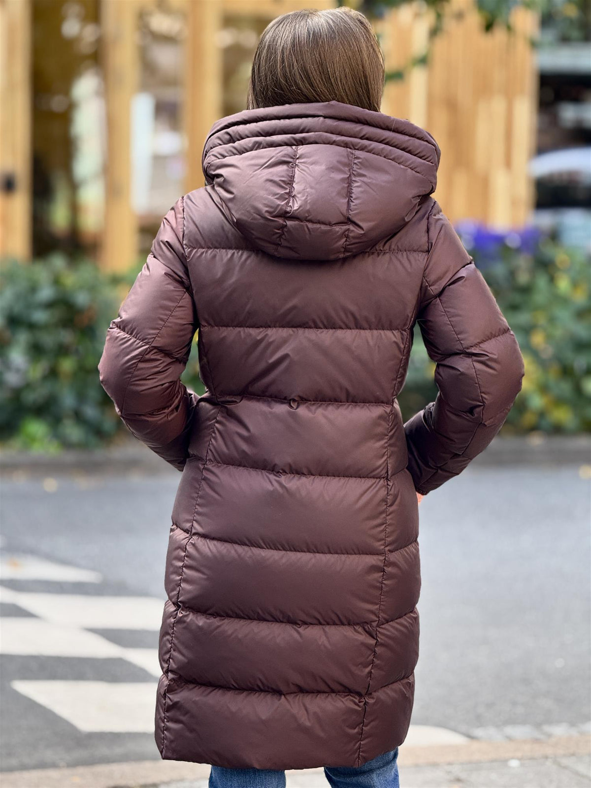 Outdoor Coats, Burgunder