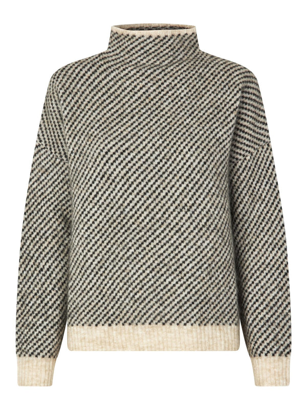 Capella Knit T-Neck, Brazilian Sand