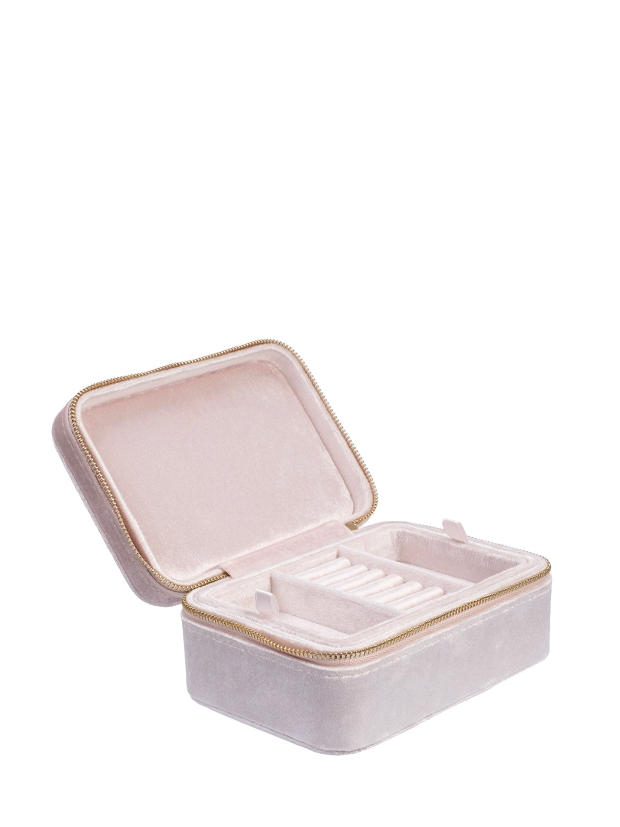 Velvet Jewellery Box, Rose