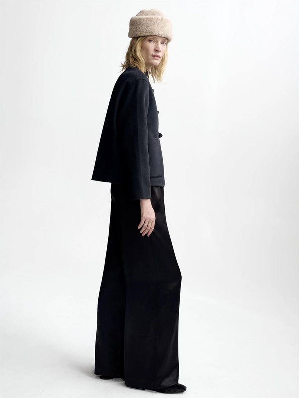 Phoebe wool jacket, Black