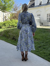 Linen Shirt Dress, Flora