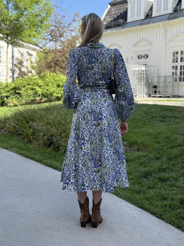 Linen Shirt Dress, Flora