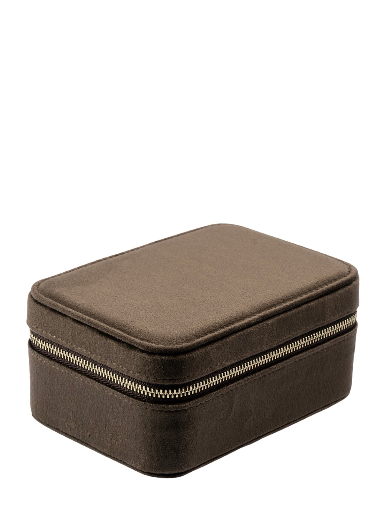 Velvet Jewellery Box, Brown