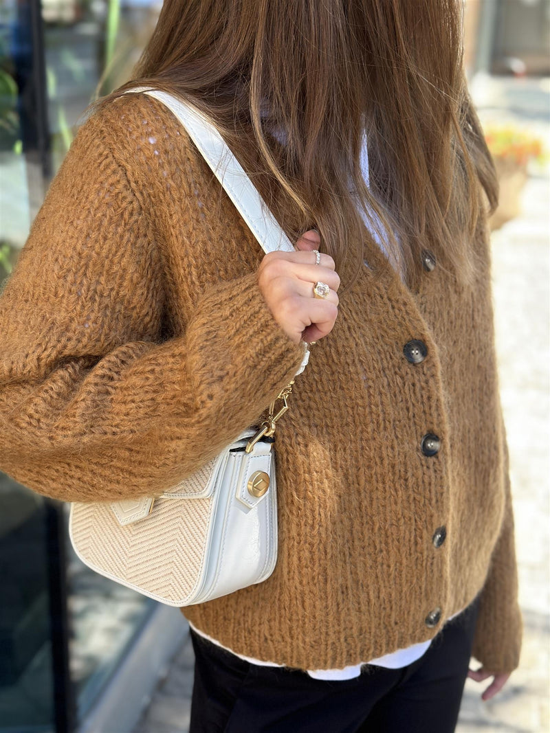 Jetra IW Cardigan, Brown