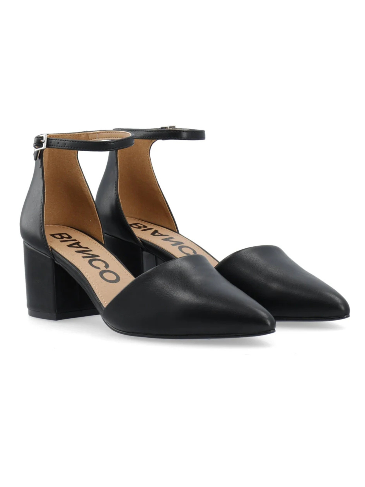 BIADEVIVED Pump Faux Leather, Black