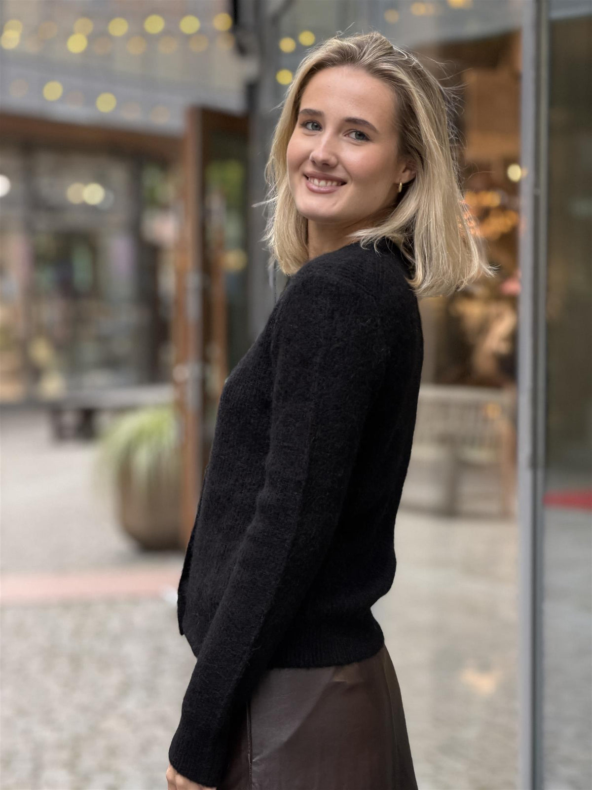 Aida Cardigan, Black