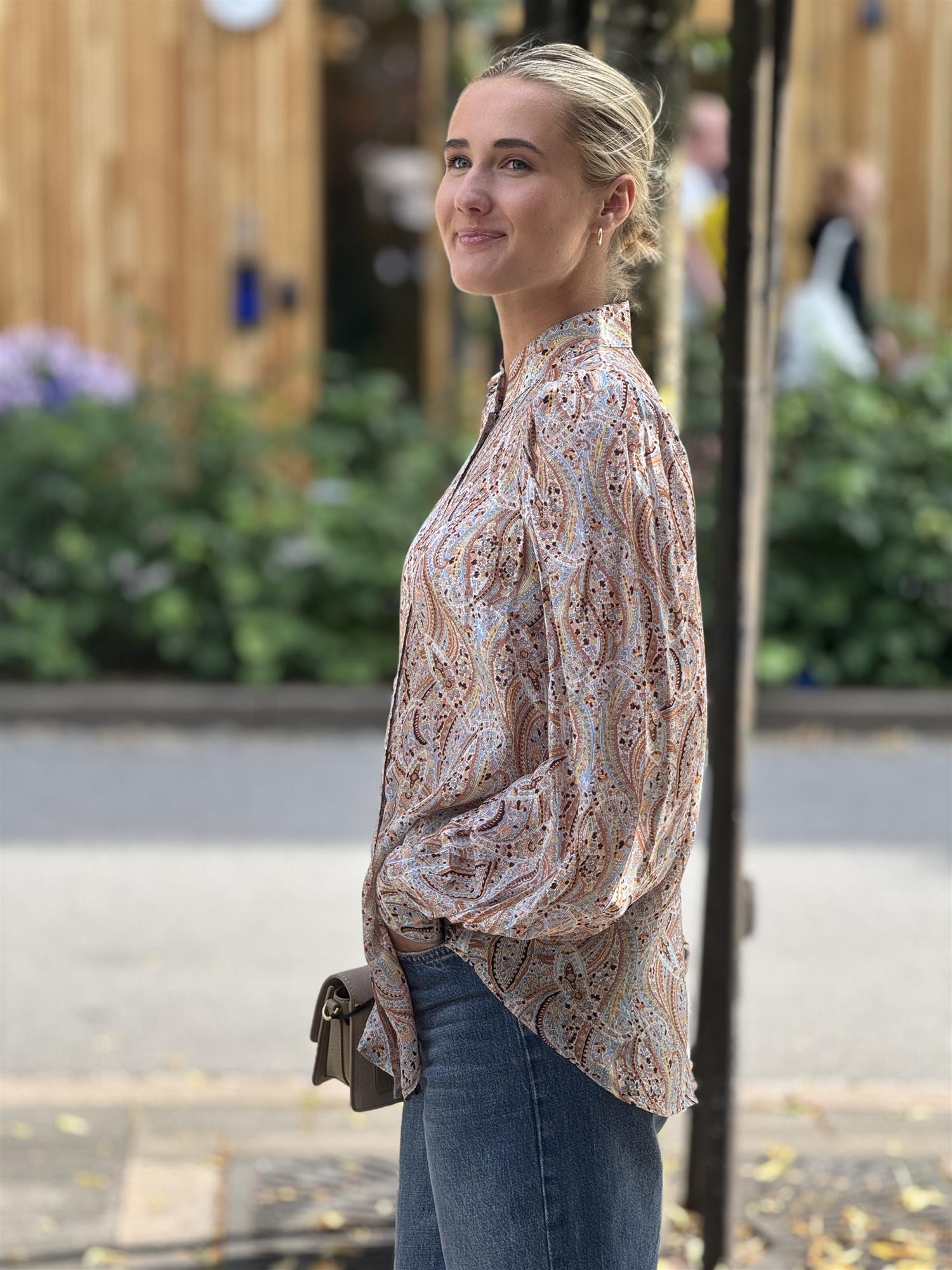 Striped Organza Blouse