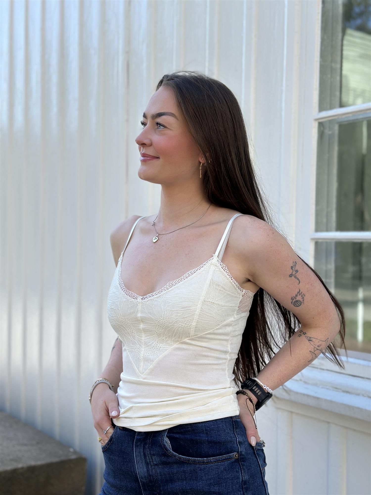 PALLYA Top, Off White