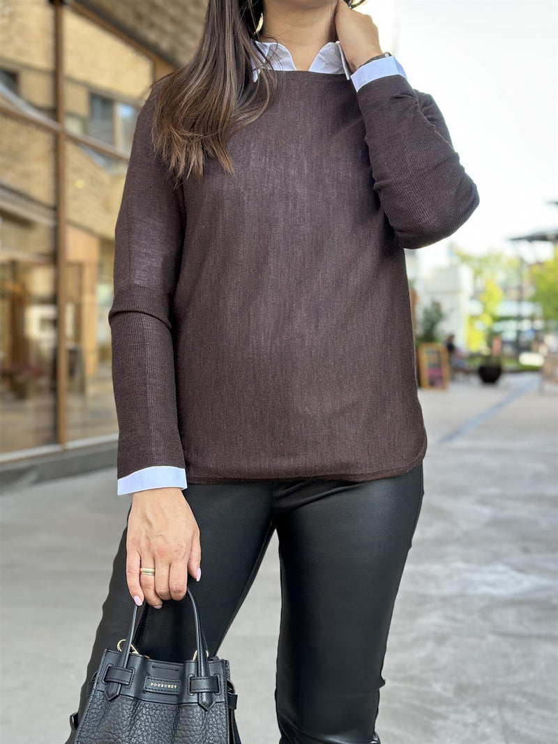 Pippa - Pullover, Brown