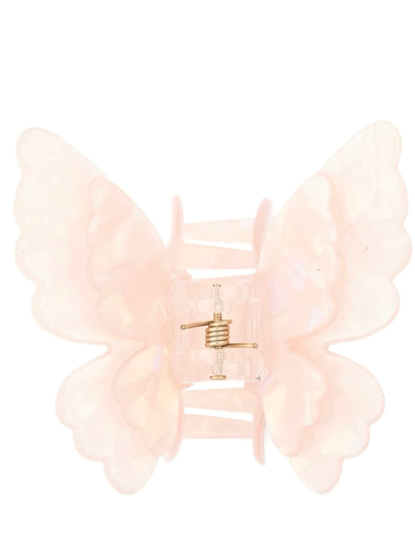 Butterfly Hair Claw, Pale Rose