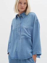 Philipa IW Shirt, Light Blue Denim