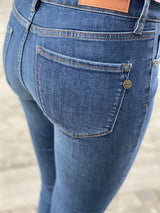 Marija bootcut jeansblå