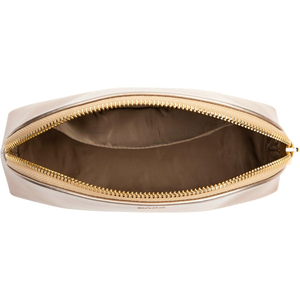 Small Make-up Pouch, Champagne Metalic