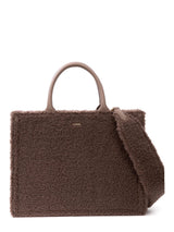 Teddy Tote Bag, Warm Taupe