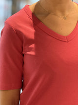 Ratansa PW T-Shirt, Claret Red