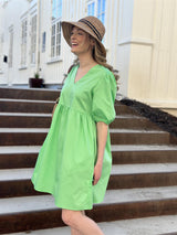ISLA SOLID 89 Dress, Green