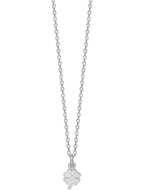 Necklace Clover, small, Sølv