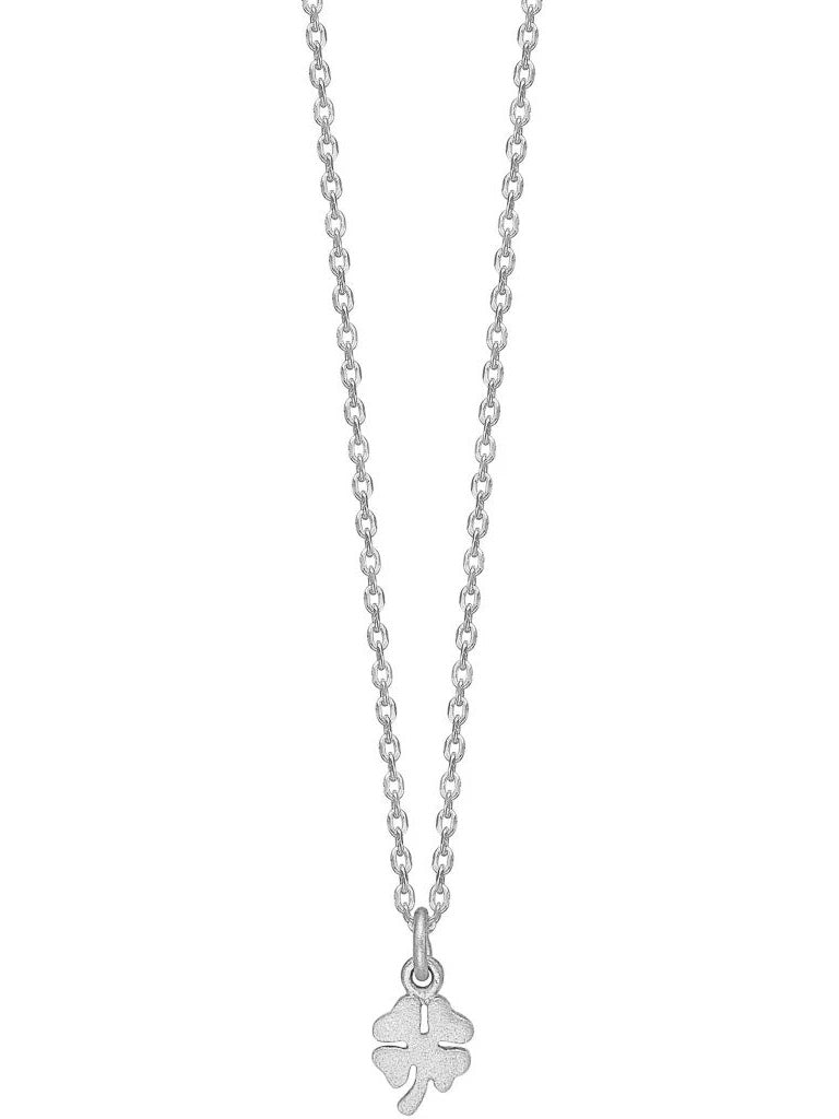Necklace Clover, small, Sølv