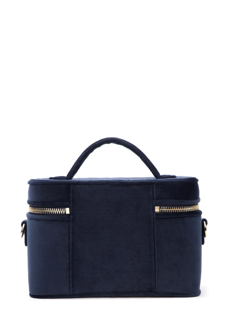 Velvet, Vanity Bag Small, Navy Blue