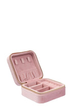 MINI VELVET JEWELLERY BOX, Light Rose