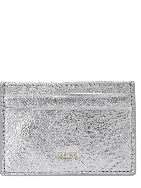 LEATHER CARD HOLDER, Silver