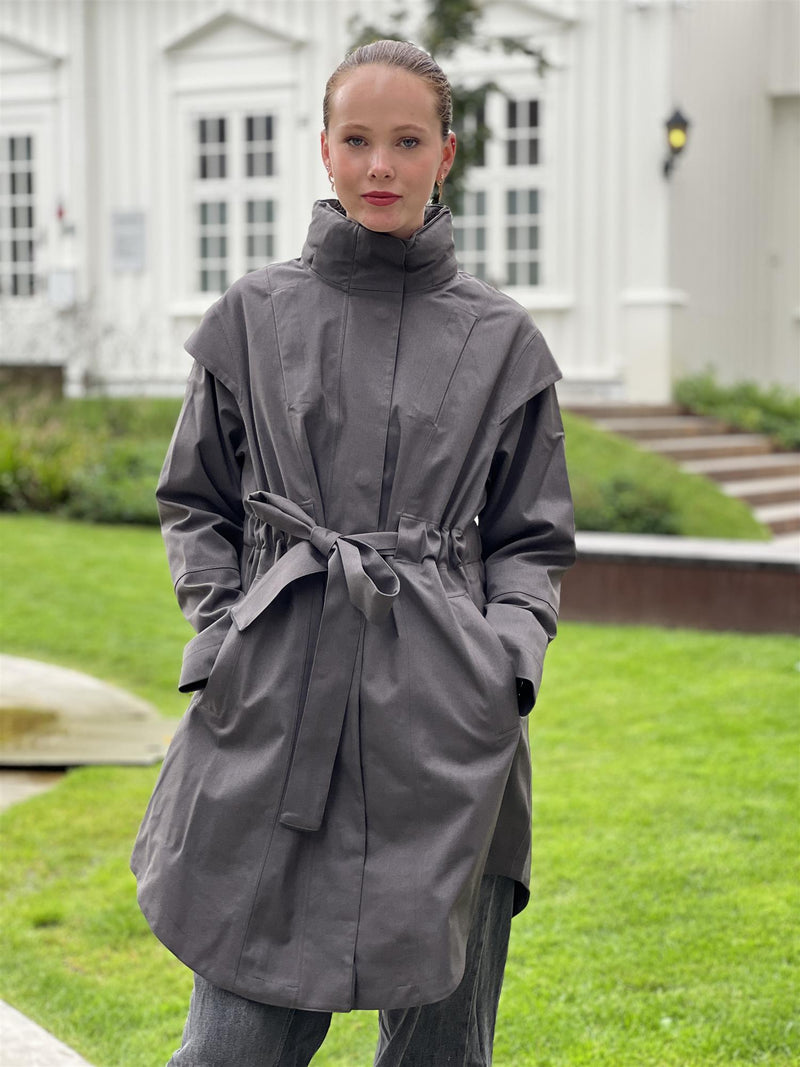 Monsun Coat, Grey