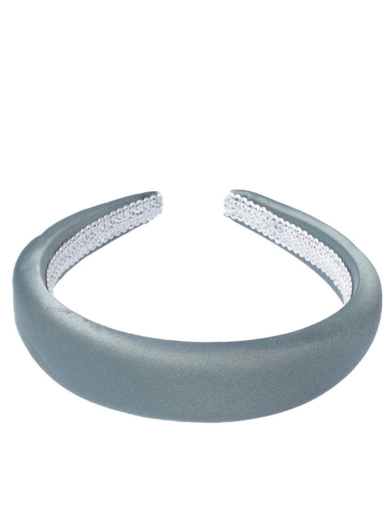 Satin Hair Band Broad, Dark Sage