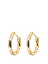 Earring, Small Hoops, gold
