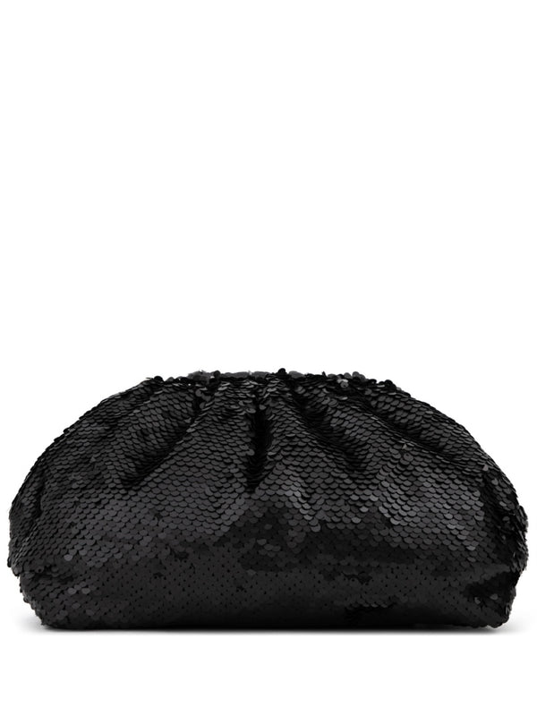 Small Sequin Pouch, Black