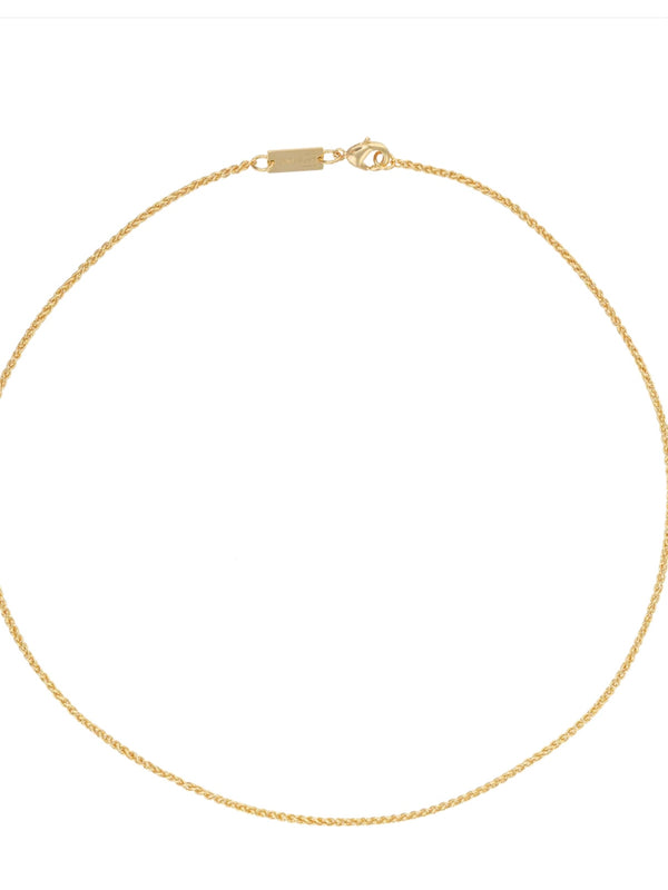 Twisted Gold necklace, 45 cm