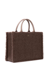Teddy Tote Bag, Warm Taupe