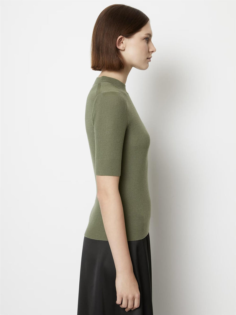 Pullover, short sleeve, Green