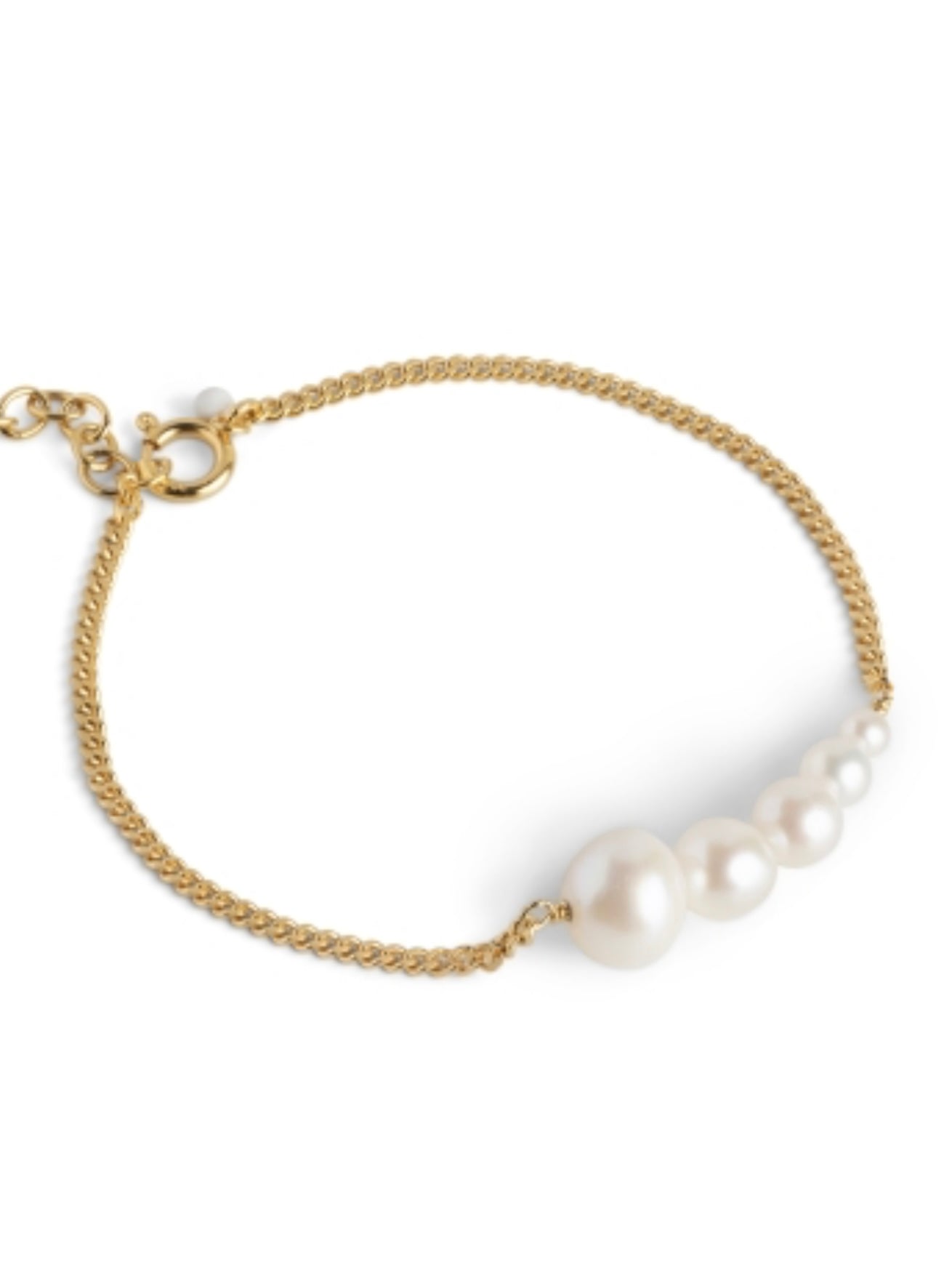 Bracelet, Carmen, Gold/freshwater pearls