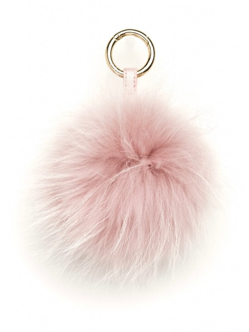 Raccoon Key Ring, Blush Rose